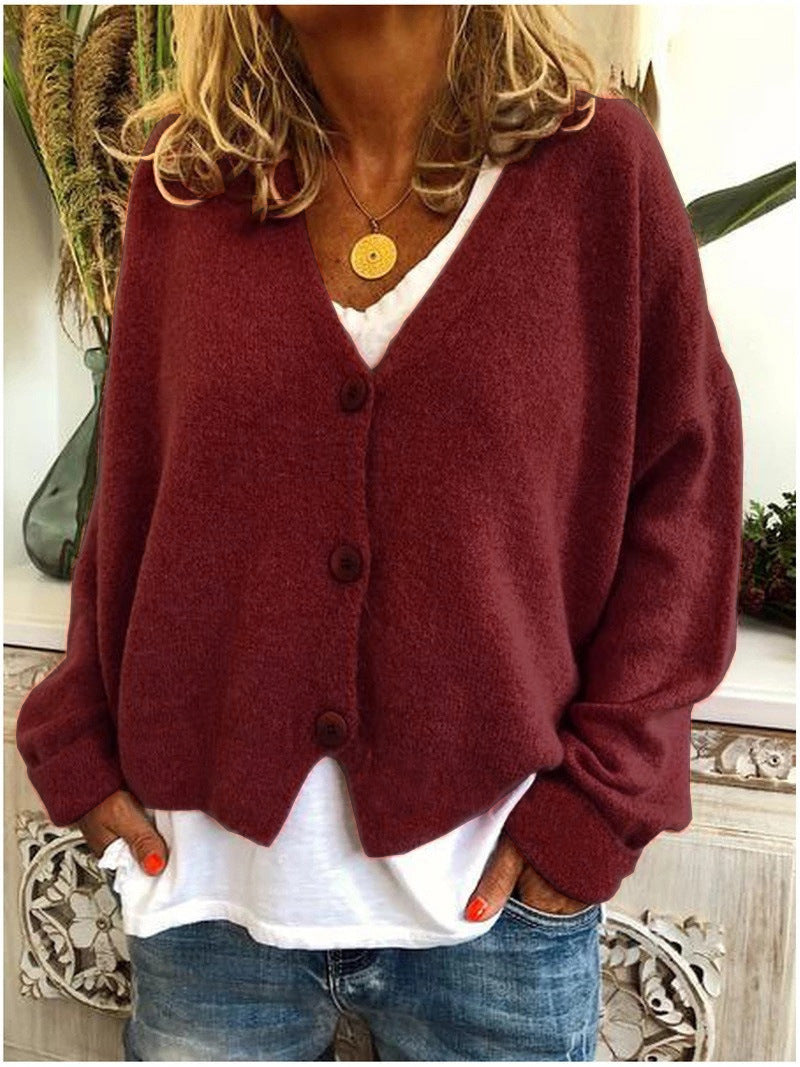 Aria™ | Maglione corto con bottoni