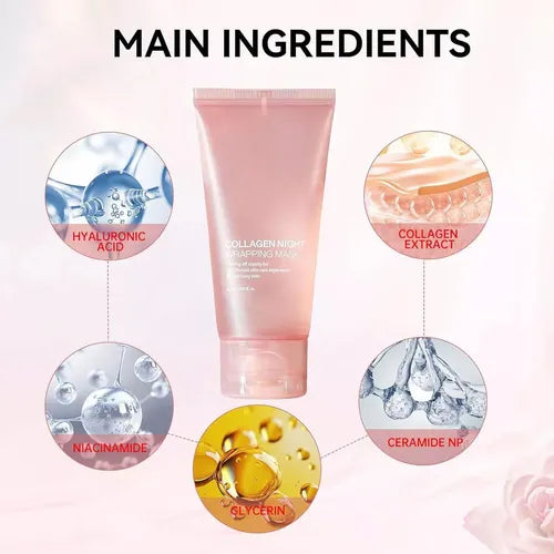 Maschera notte avvolgente al collagene