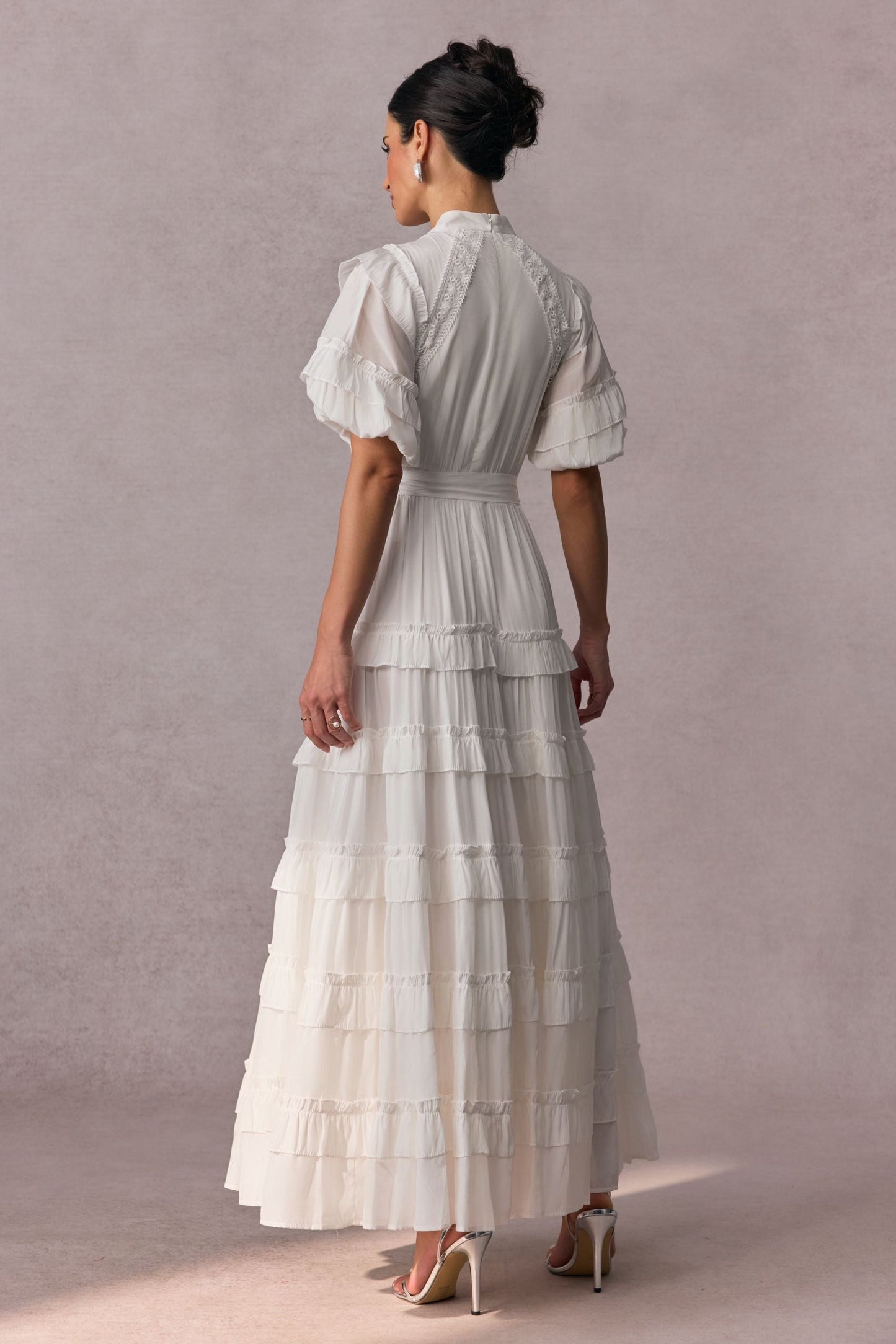 Wallis | Vestito Lungo con Volant