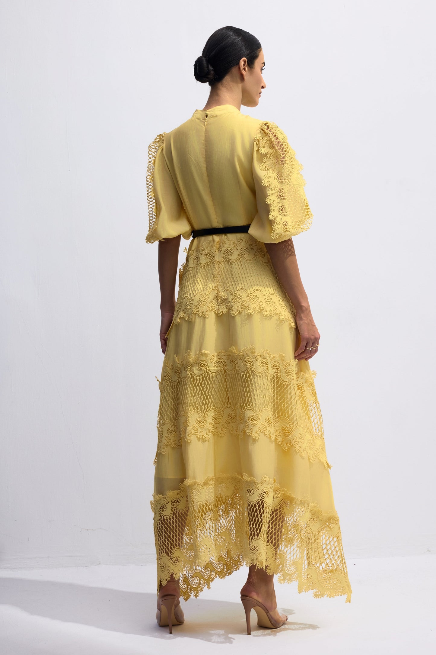 Ximara | Vestito in Pizzo Ricamato