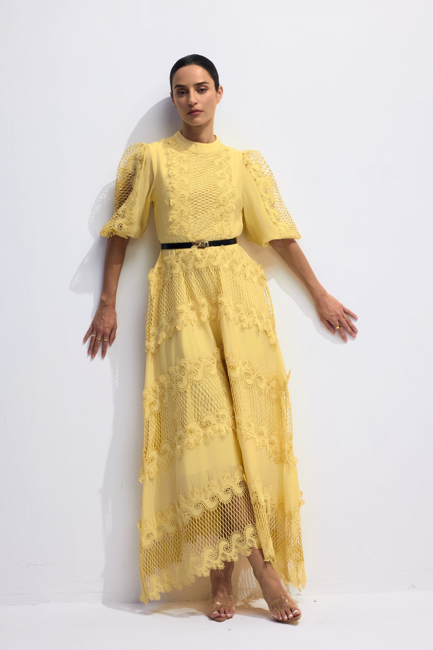 Ximara | Vestito in Pizzo Ricamato