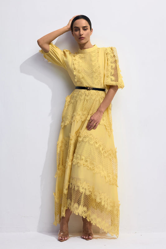 Ximara | Vestito in Pizzo Ricamato
