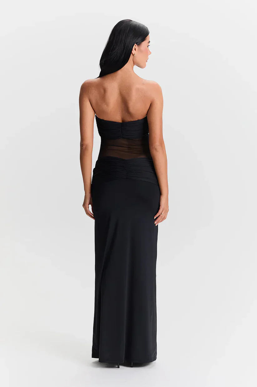 Zola | Abito Maxi con Spalline Staccabili