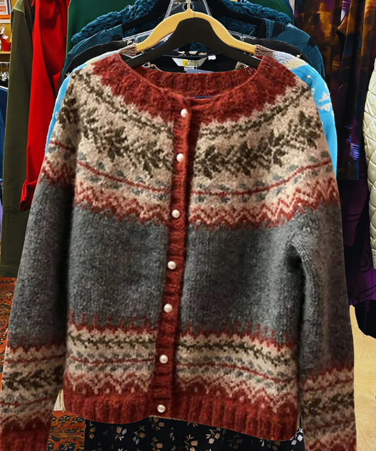 Agnessa™ | Maglione Tricot con Bottoni