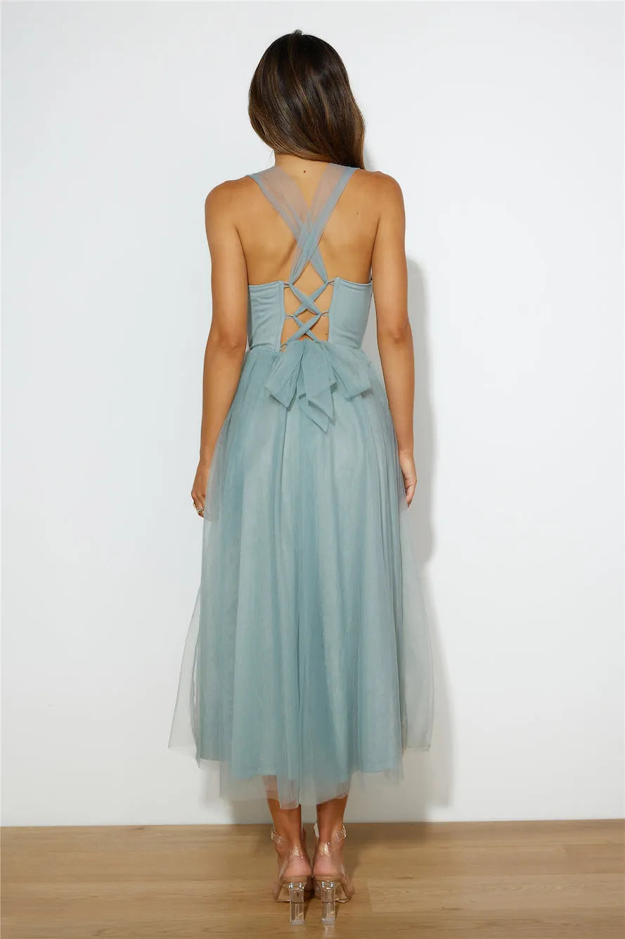 Wayra | Abito Midi con Gonna Fluida