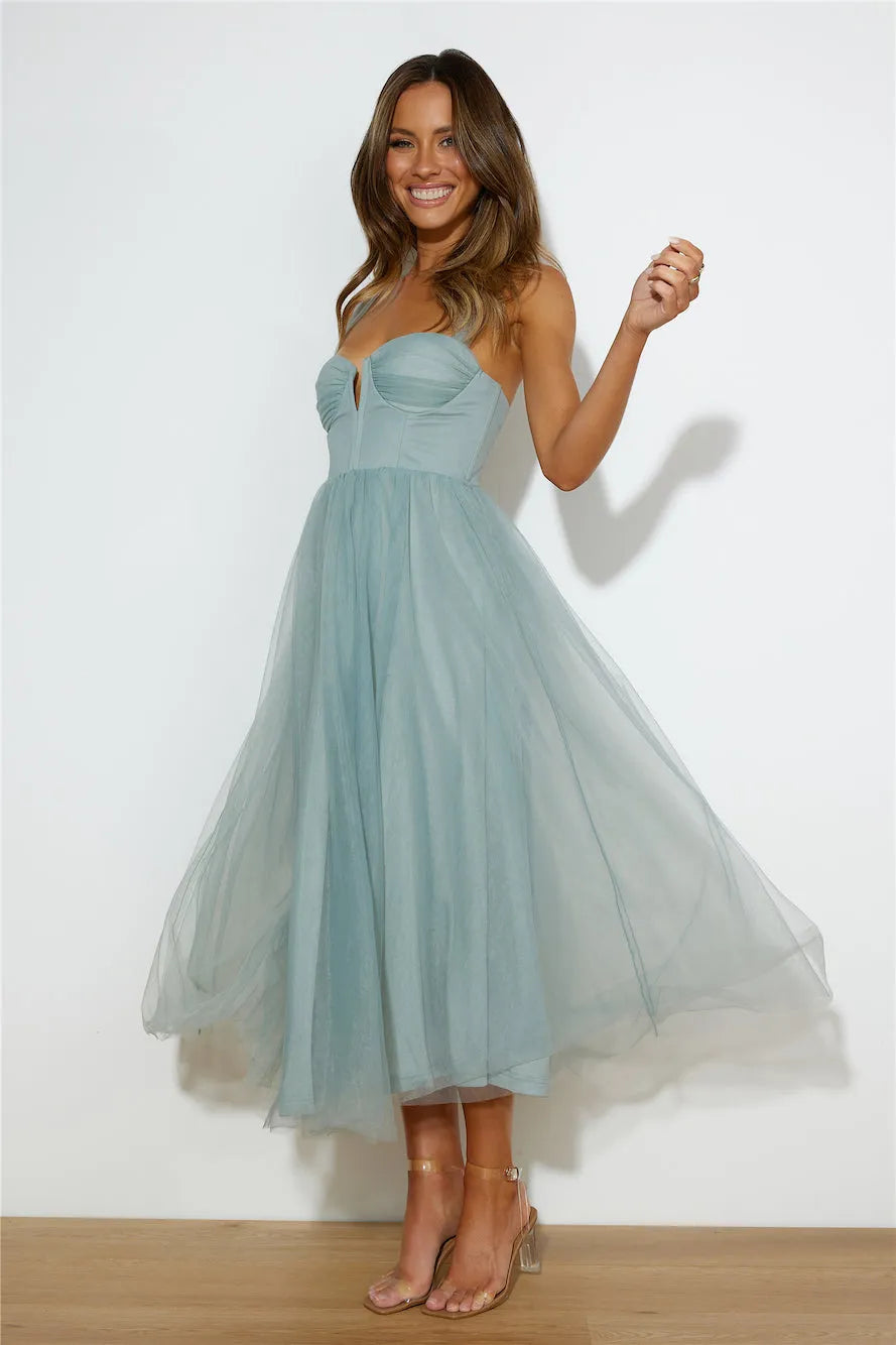 Wayra | Abito Midi con Gonna Fluida