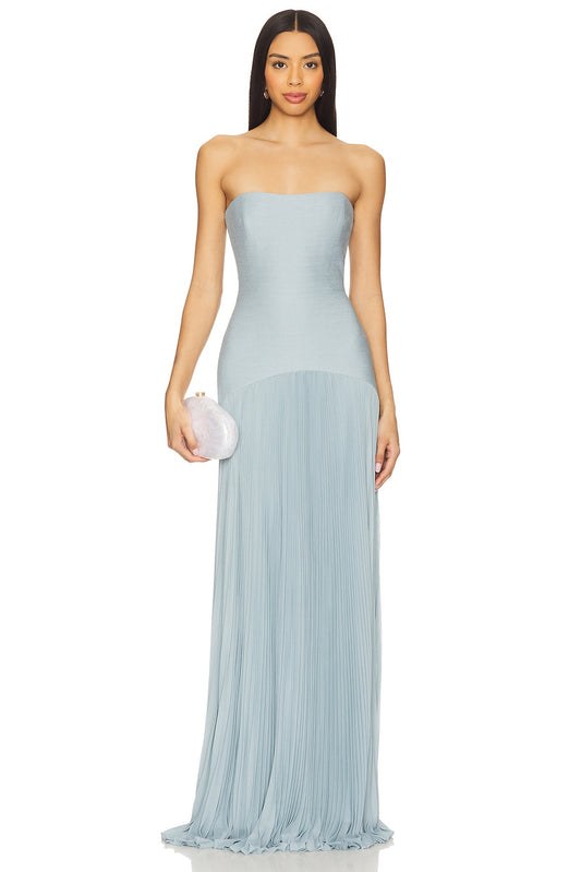 Wernie | Abito Lungo Elegante con Spalle Scoperte