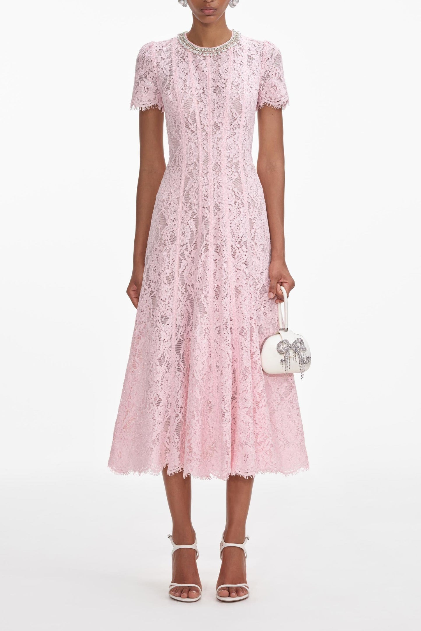 Weslynn | Abito Midi in Pizzo