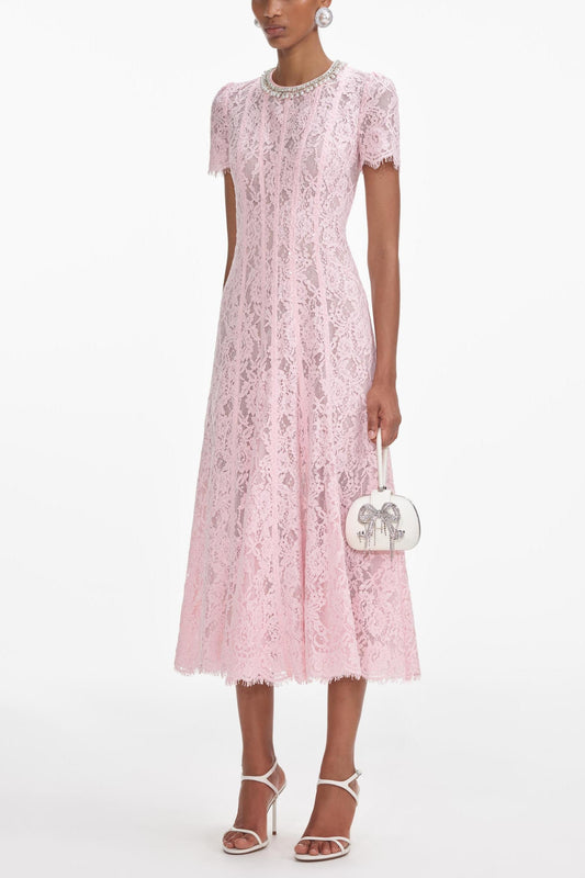 Weslynn | Abito Midi in Pizzo
