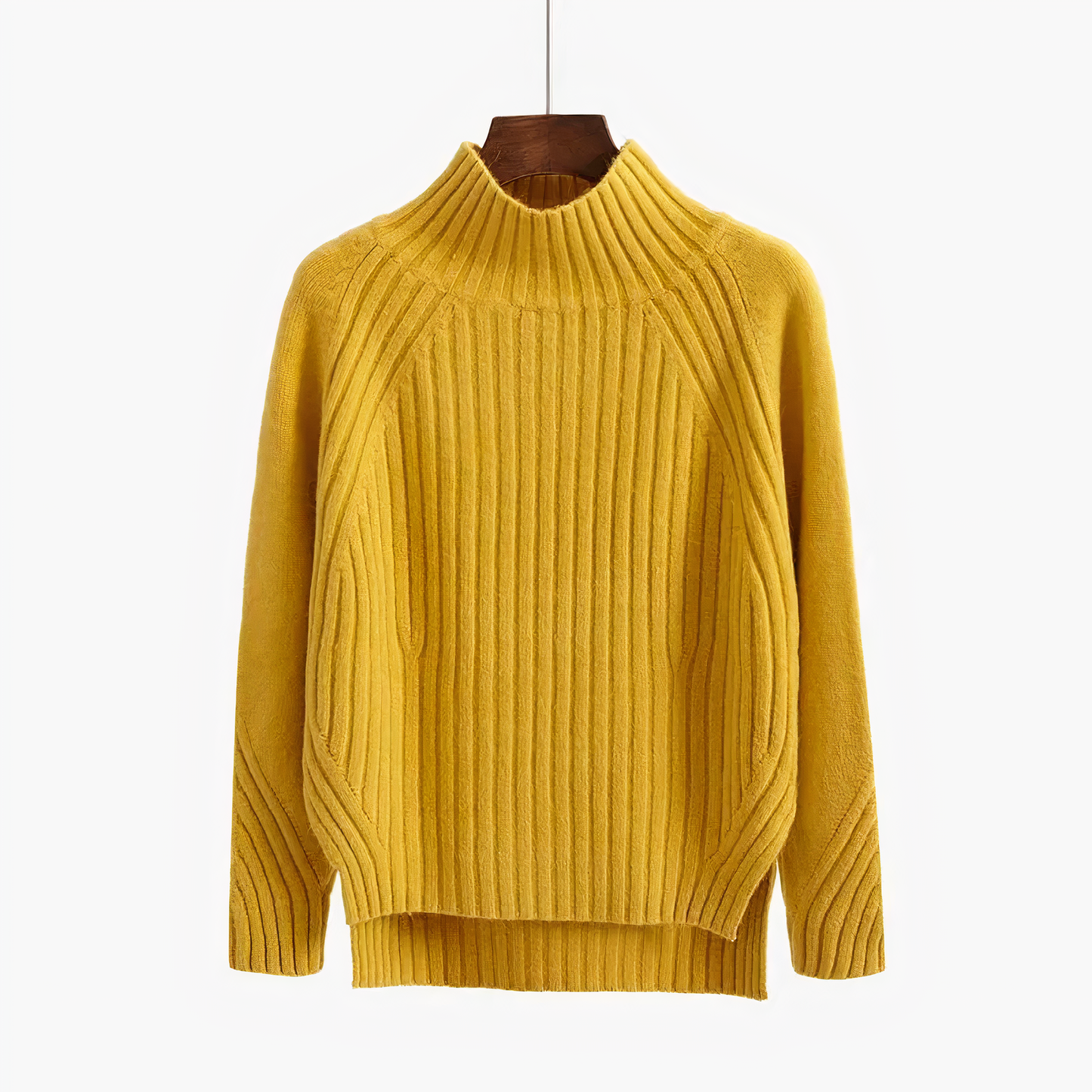 Dina™ | Maglione a Collo Alto Lavorato a Maglia