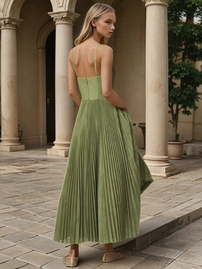 Yildiz | Vestito con gonna plissettata