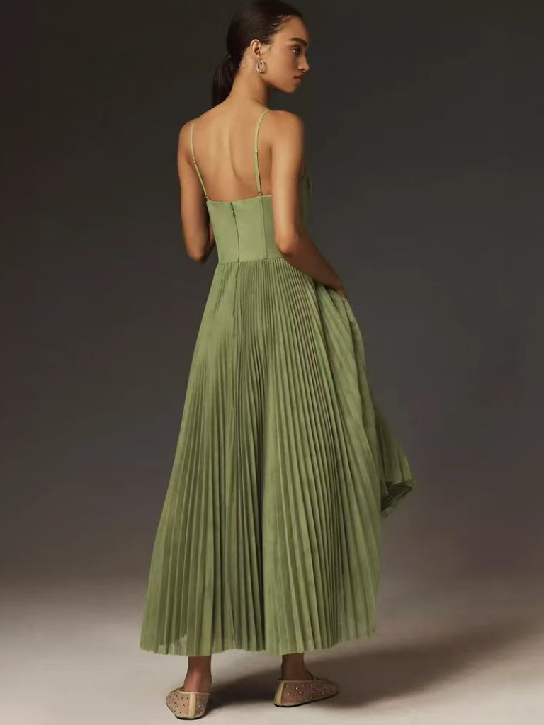 Yildiz | Vestito con gonna plissettata