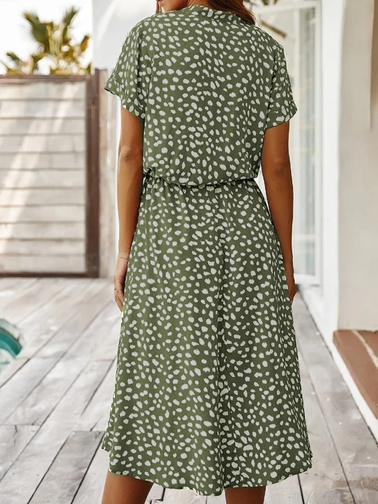 Lester | Vestito Midi a Macchie