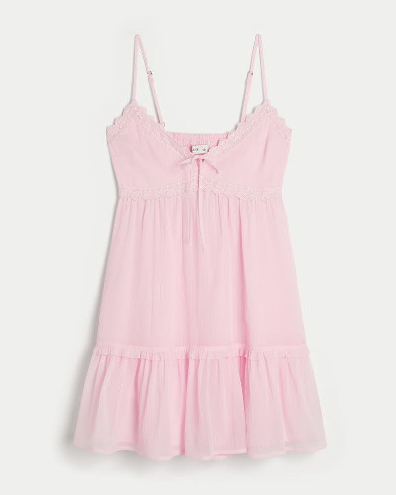 Diva | Vestito Mini Babydoll in Chiffon