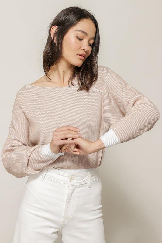 Marbella | Maglione con spalle scoperte