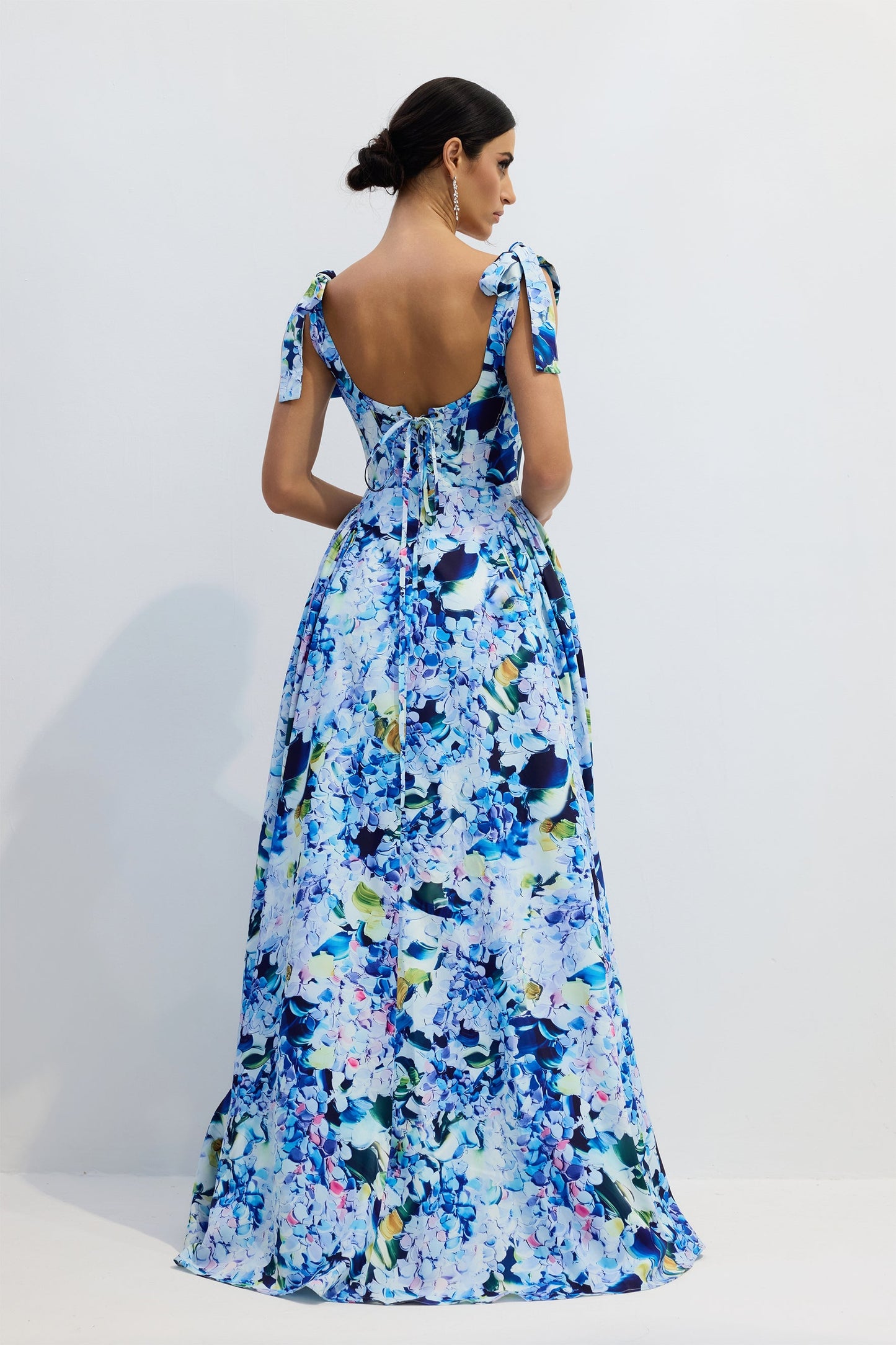 Ortensia | Vestito Lungo Floreale