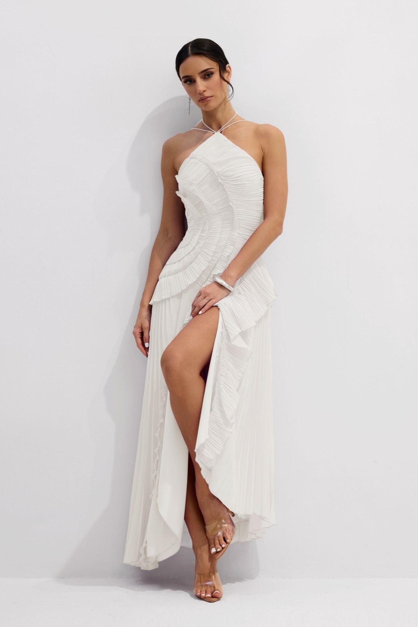 Xiona | Vestito Midi Asimmetrico