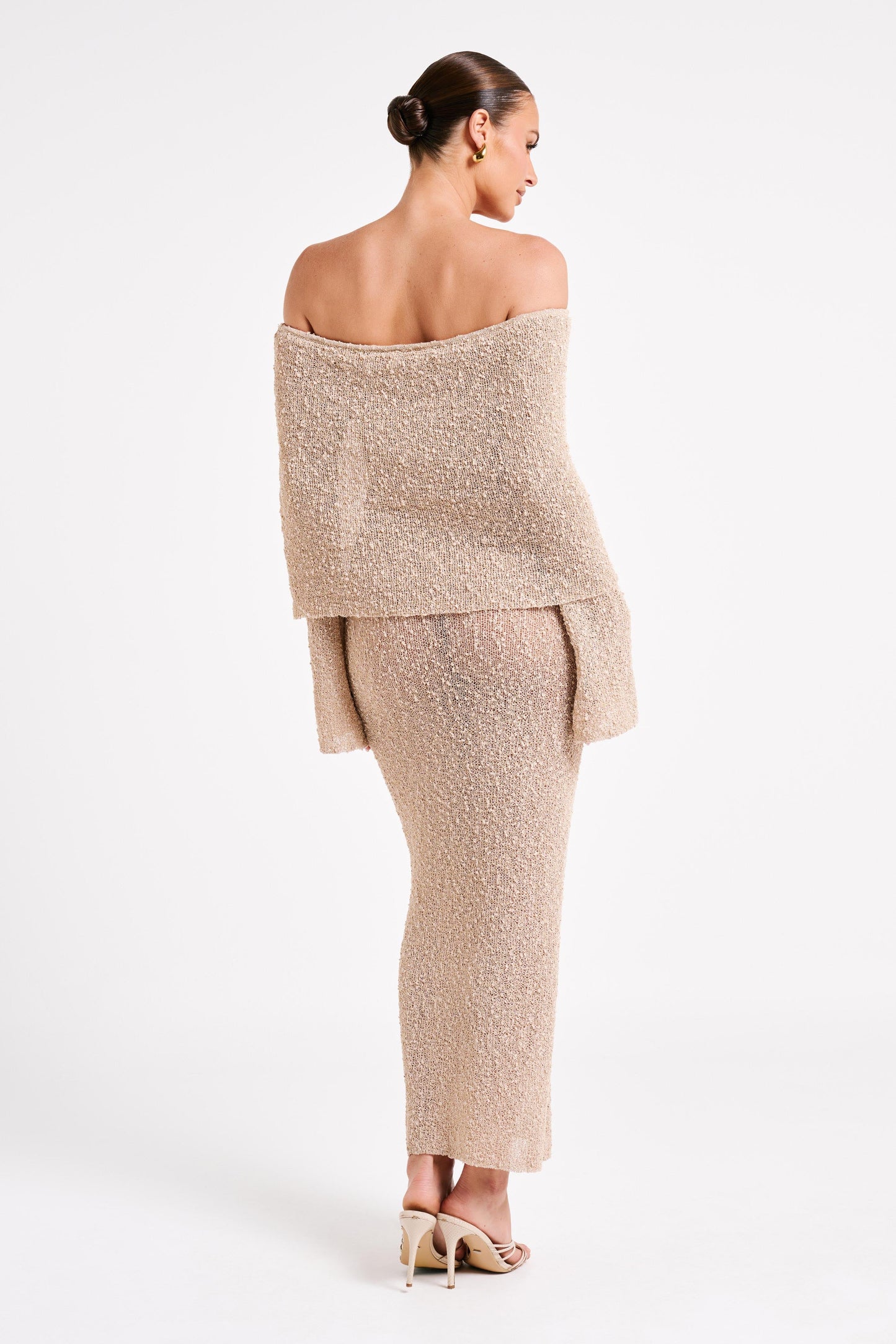 Marisa | Vestito lungo in bouclé