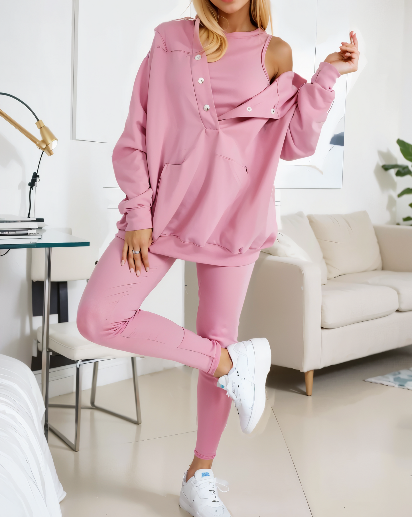 Rosa™ | Conjunto di tre pezzi in stile casual