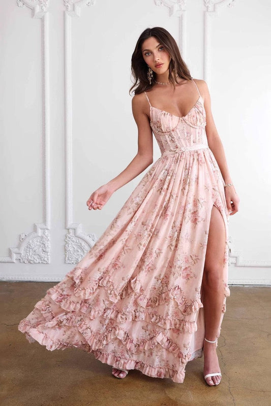 Beau | Vestito Lungo Floreale