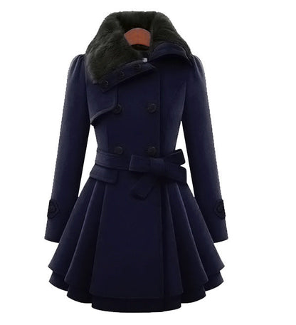 Women's Vintage Trench Coat, Belted - view 4