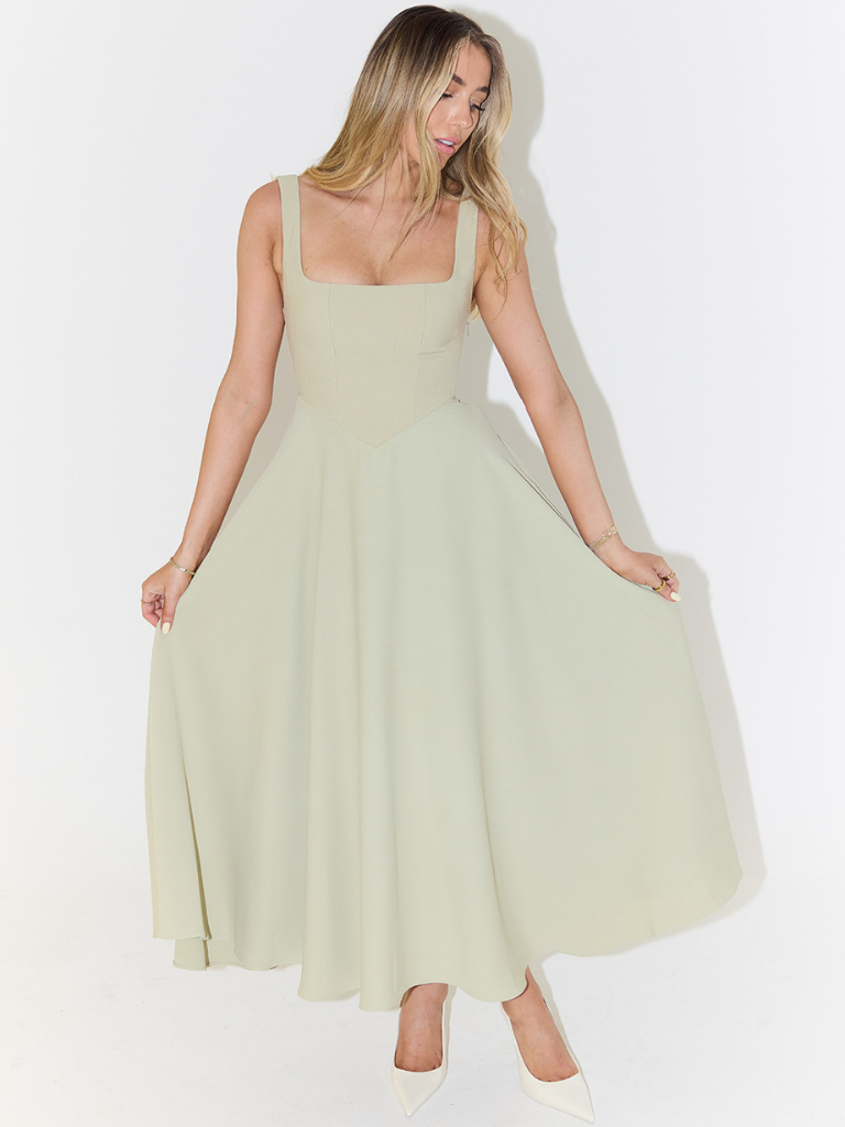 Filiz | Abito midi in stile romantico