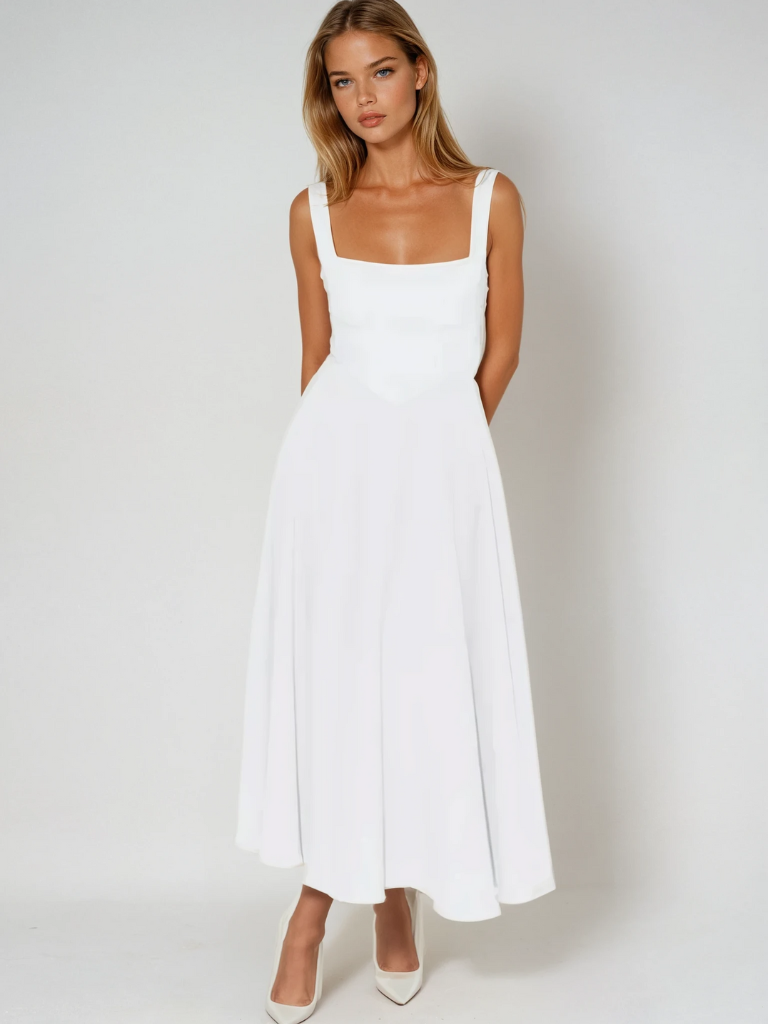Filiz | Abito midi in stile romantico