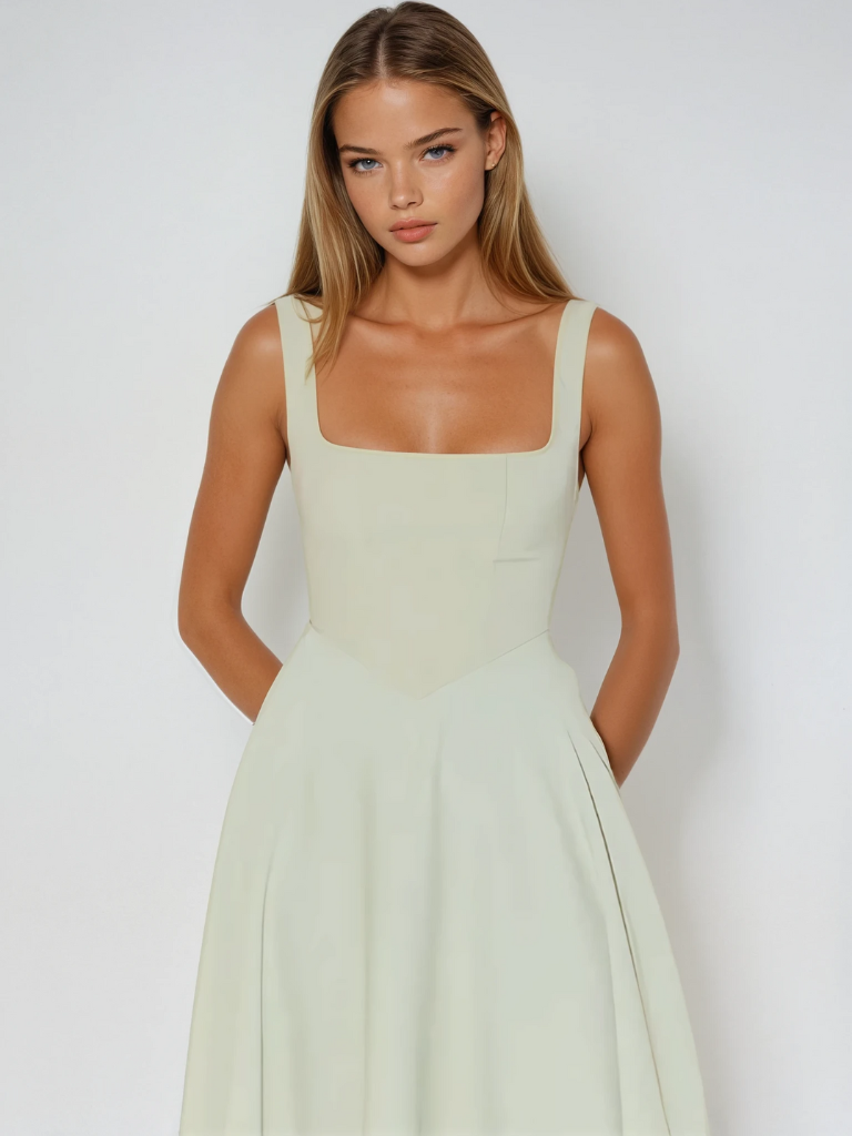 Filiz | Abito midi in stile romantico