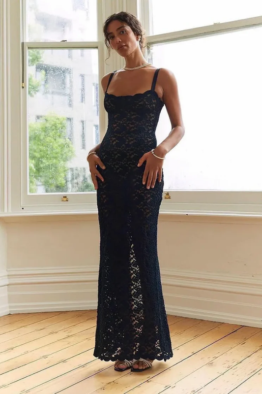 Zamira | Vestito in pizzo Nero