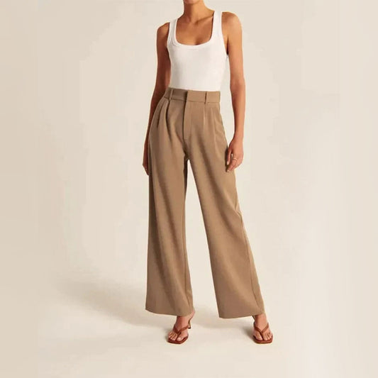 Ilse™ | Pantaloni Tailored a Gamba Larga