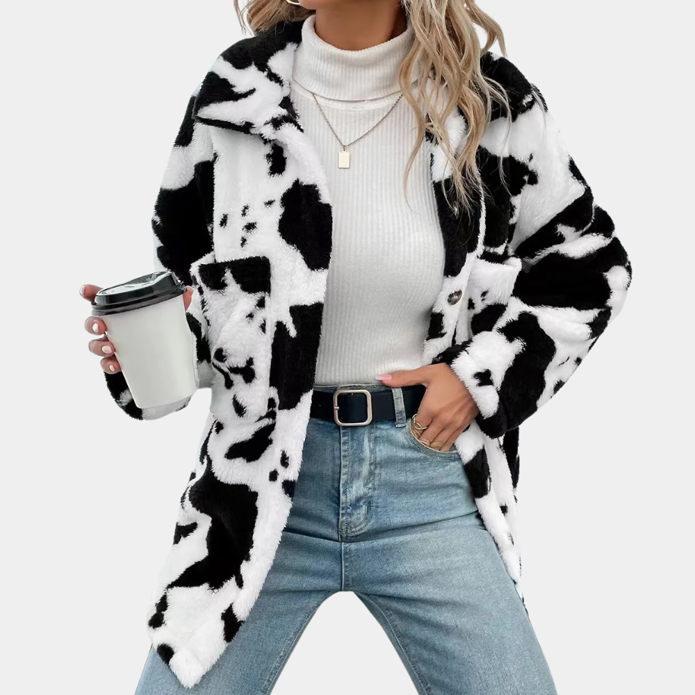 Kaylee™ | Maglione a Stampa di Mucca