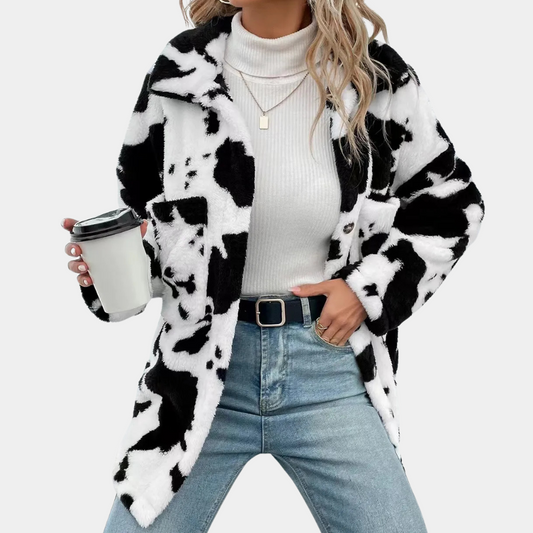 Kaylee™ | Maglione a Stampa di Mucca