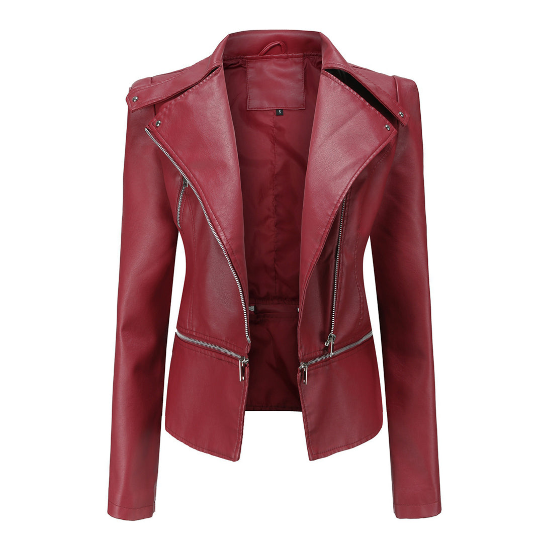 Bruna | Elegant Leather Jacket
