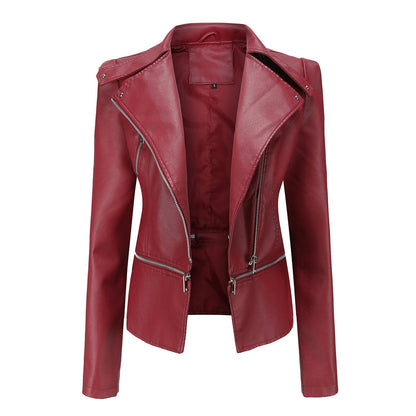 Bruna | Elegant Leather Jacket