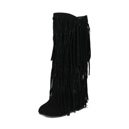 Andrey | Boho Boots with Fringes