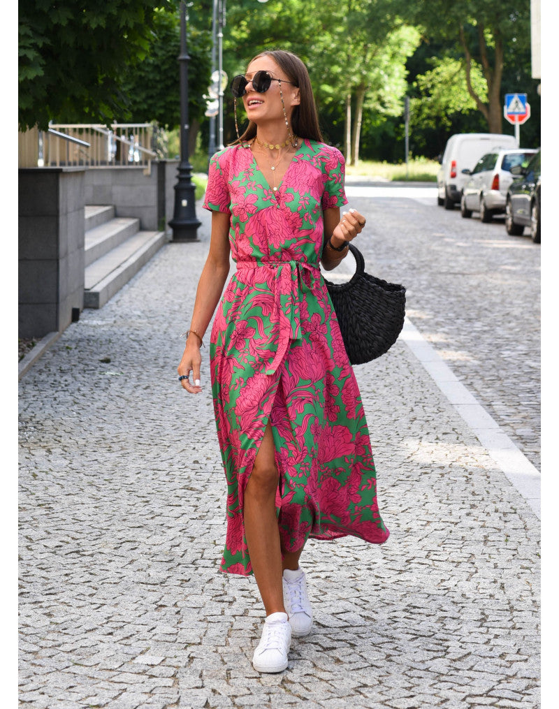Trinity™ | Abito lungo con scollatura a V