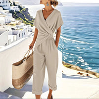 Arvanis | Lightweight wrap two-piece summer set