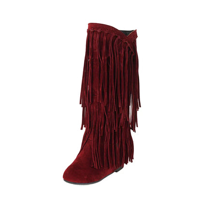 Andrey | Boho Boots with Fringes