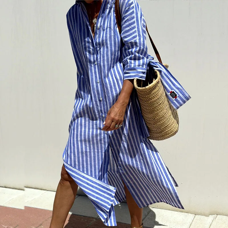 Anttonia | Vestido Midi a Rayas