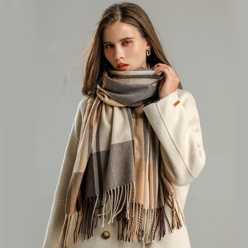 Lidia™ | Sciarpa a quadri