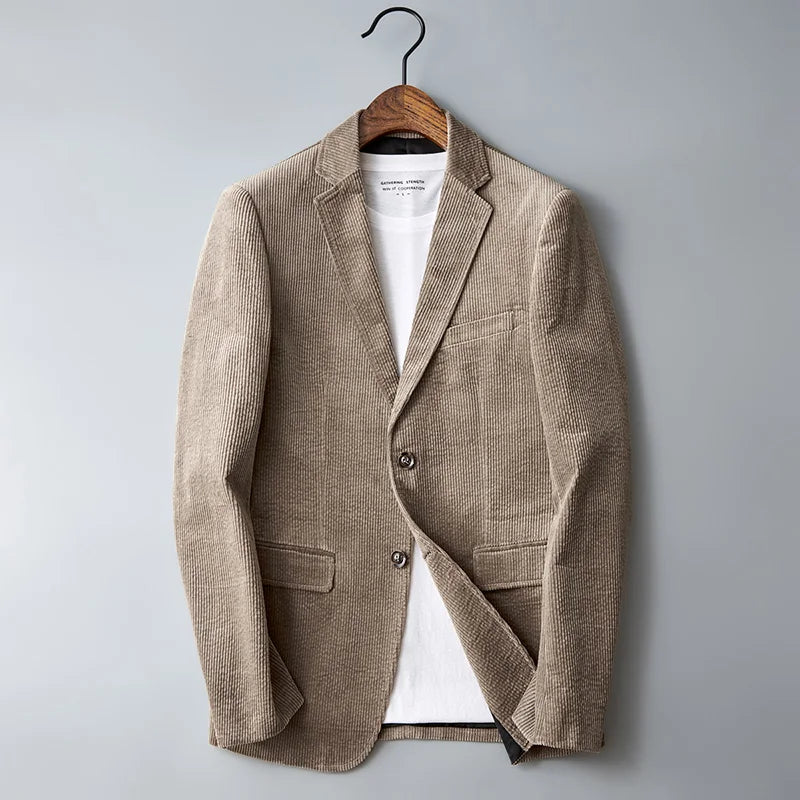 Men's Corduroy Blazer, Tailored Jacket - view 3
