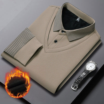 Charlie | Maglia polo a maniche lunghe da uomo