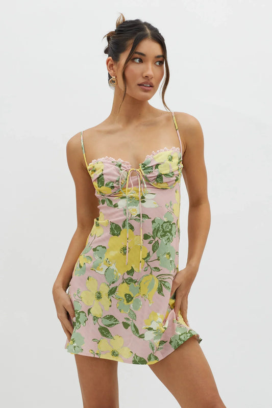 Babette | Mini Vestito Floreale Estivo