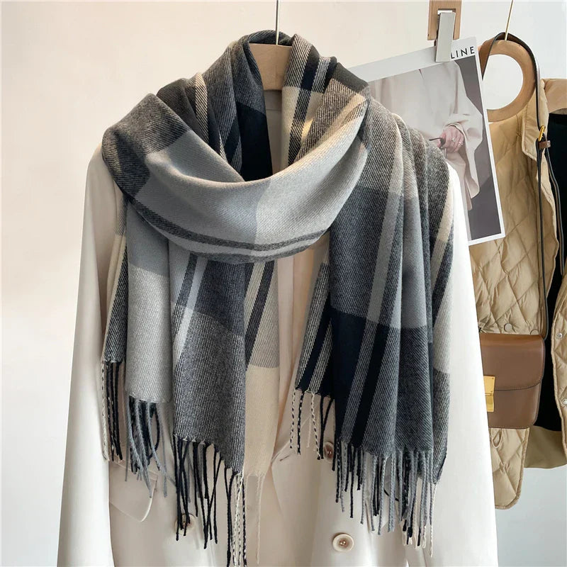 Lidia™ | Sciarpa a quadri