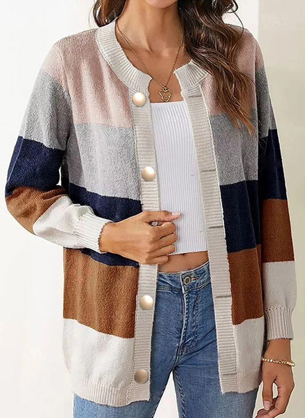 Bernice™ | Maglione con bottoni, comodo e leggero