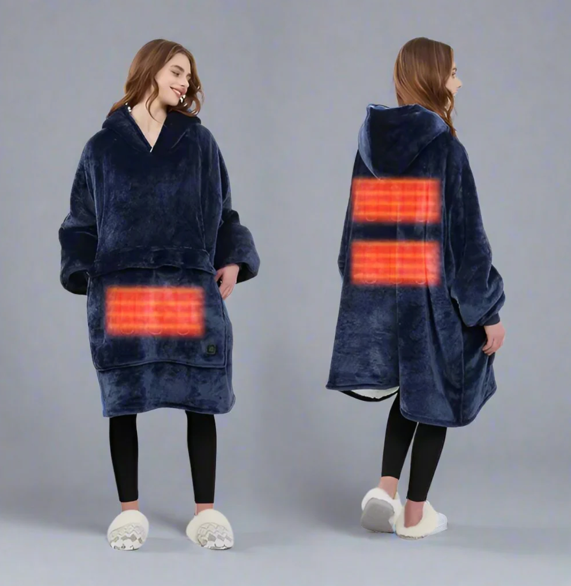 Elida™ | Felpa con Cappuccio Riscaldata