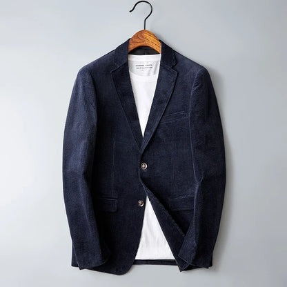 Men's Corduroy Blazer, Tailored Jacket - view 2