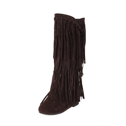 Andrey | Boho Boots with Fringes