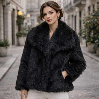 Selena | Elegant Fluffy Jacket