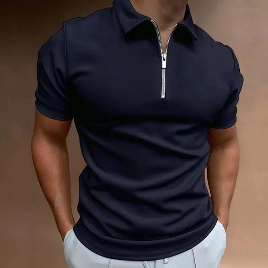 Kyle | Polo con zip classica